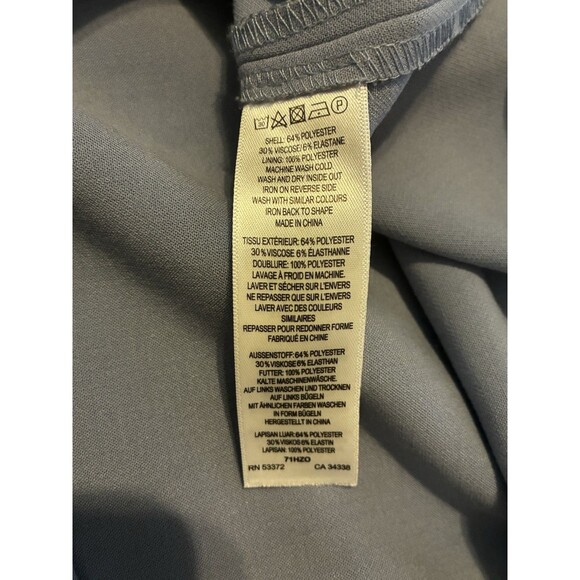 French Connection Women’s Blue Whisper Light Mini Dress Size 10 - Picture 5 of 6